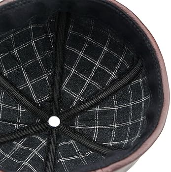 Qklovni Genuine Leather Skullcap, Sailor Cap, Hat Beanie